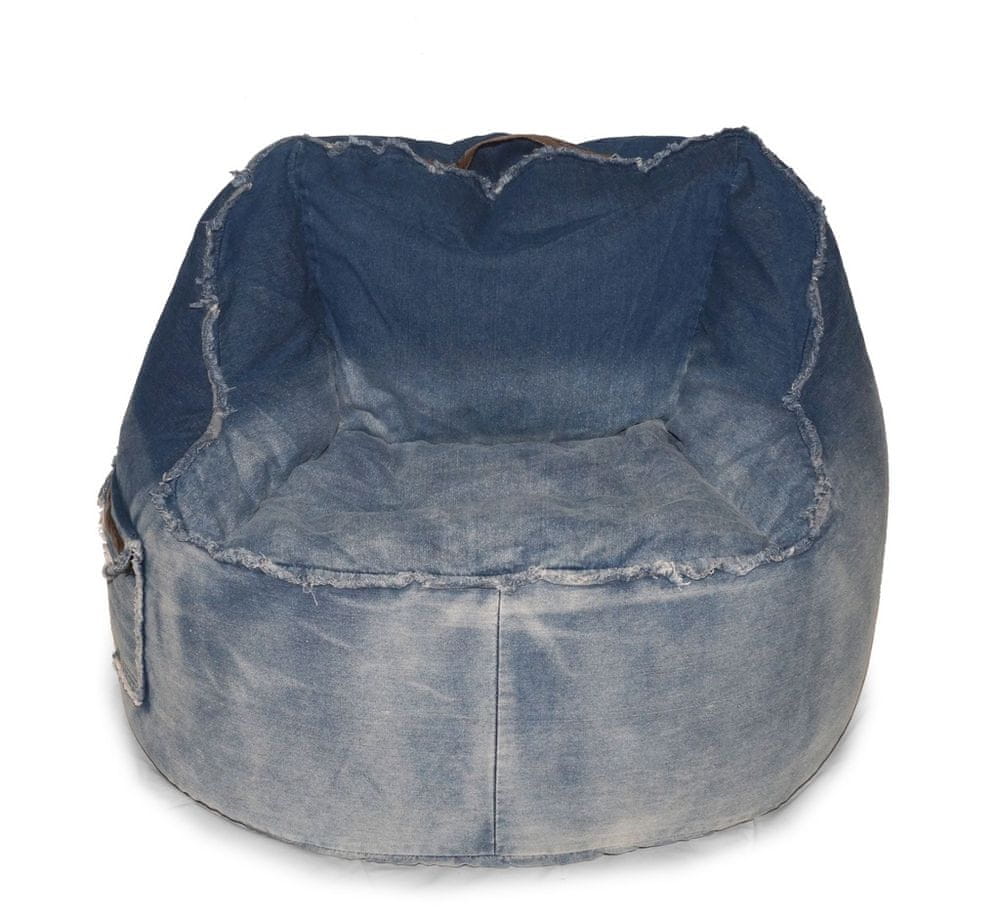 Beanbag Sedací vak Jeans Chair blue